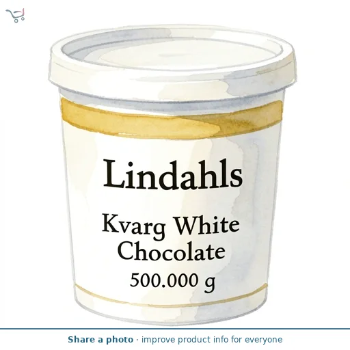 Lindahls Kvarg White Chocolate 500g