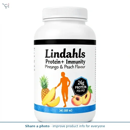 Lindahls Protein+ Immunity Pineapple Mango & Peach Flavour 330ml