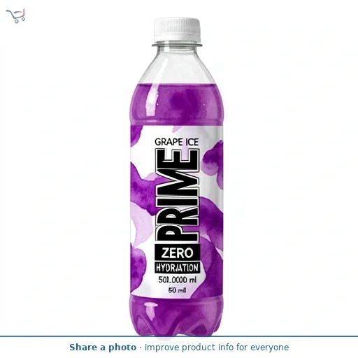 Prime ZERO Hydration Grape Ice 500ml