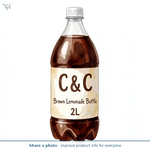 C & C Brown Lemonade Bottle 2L