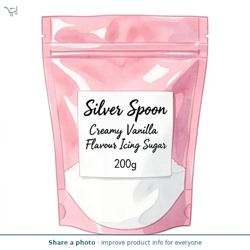 Silver Spoon Creamy Vanilla Flavour Icing Sugar 200g