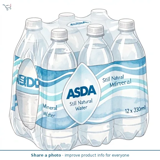 ASDA Still Natural Mineral Water 12 x 330ml