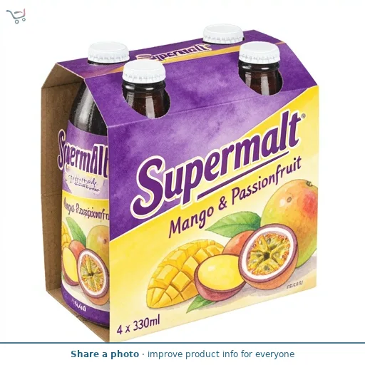 Supermalt Mango & Passionfruit 4x330ml