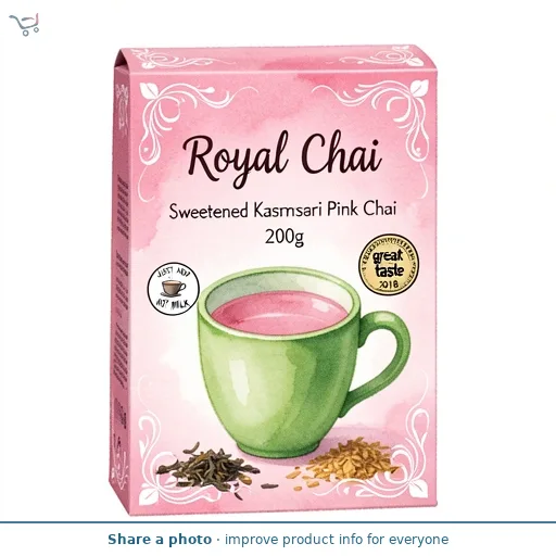 Royal Chai Sweetened Kashmiri Pink Chai 200g