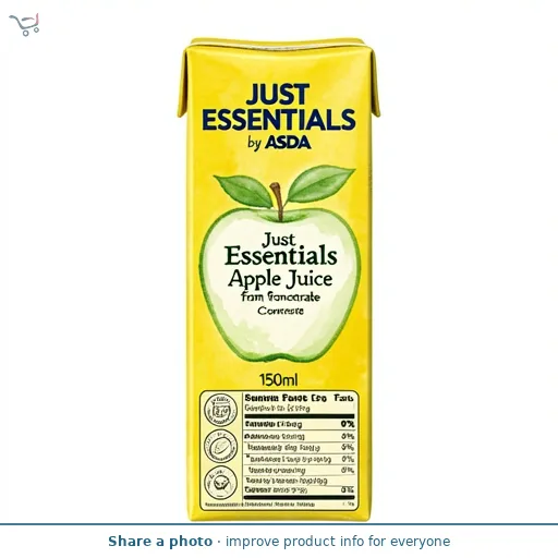 JUST ESSENTIALS by ASDA Just Essentials Apple Juice from Concentrate 150ml