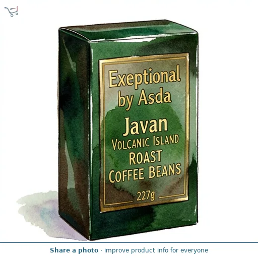 Exceptional by Asda Javan Volcanic Island Roast Coffee Beans 227g