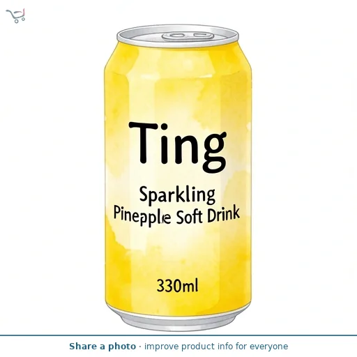 Ting Sparkling Pineapple Soft Drink 330ml