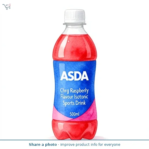 ASDA Chrg Raspberry Flavour Isotonic Sports Drink 500ml