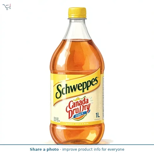 Schweppes Canada Dry Ginger Ale 1L