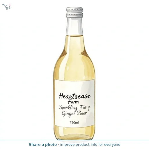 Heartsease Farm Sparkling Fiery Ginger Beer 750ml