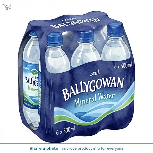 Ballygowan Still Irish Mineral Water 6 x 500ml