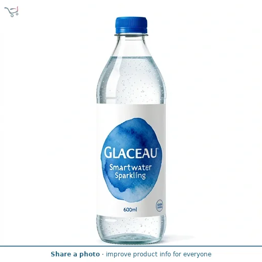 Glaceau Smartwater Sparkling 600ml