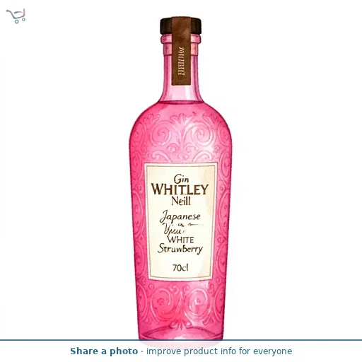 Whitley Neill Gin Japanese Yuzu & White Strawberry 70cl