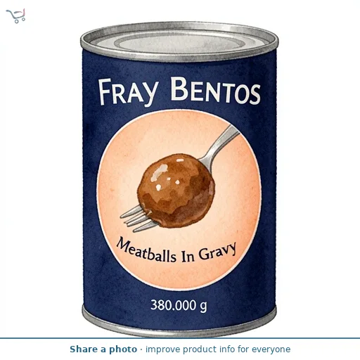 Fray Bentos Meatballs In Gravy 380g