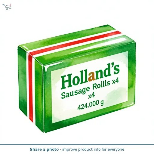 Holland's Sausage Rolls x4 424g