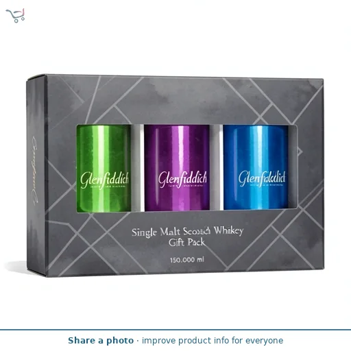 Glenfiddich Single Malt Scotch Whisky Gift Pack 3x5cl