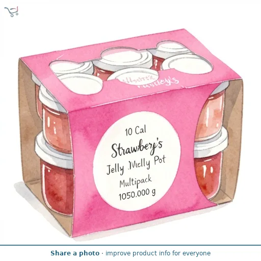 Hartley's 10 Cal Strawberry Jelly Pot Multipack 6x175g