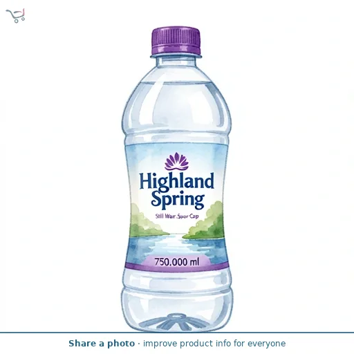 Highland Spring Still Water Sports Cap 750ml
