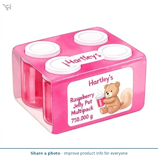 Hartley's Raspberry Jelly Pot Multipack 6x125g