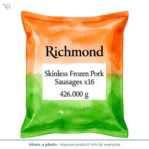 Richmond Skinless Frozen Pork Sausages x16 426g