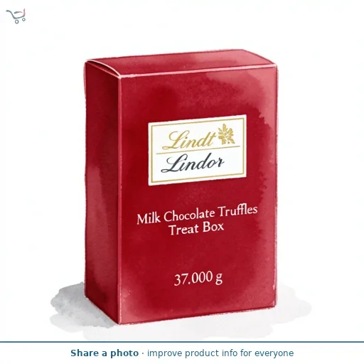 Lindt Lindor Milk Chocolate Truffles Treat Box 37g