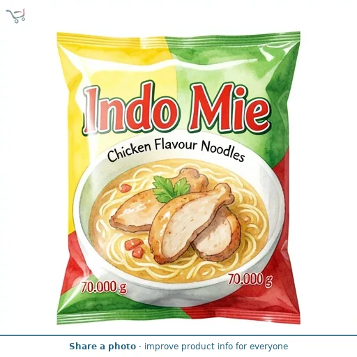 Indo Mie Chicken Flavour Noodles 70g