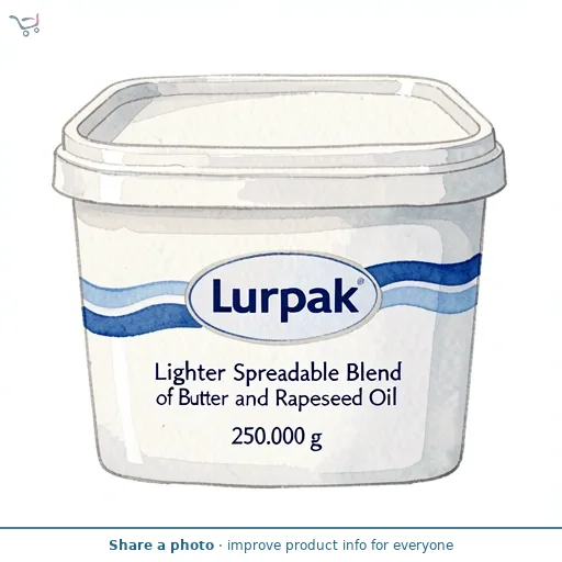 Lurpak Lighter Spreadable Blend of Butter and Rapeseed Oil 