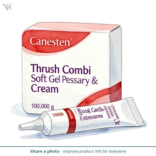 Canesten Thrush Combi Soft Gel Pessary & External Cream