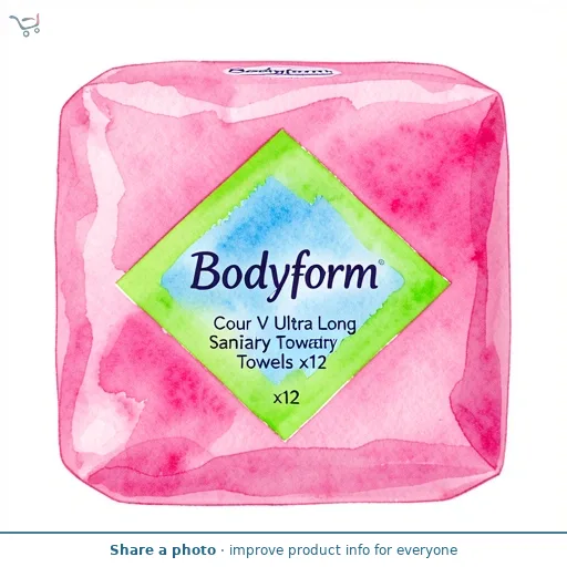 Bodyform Cour V Ultra Long Sanitary Towels x12