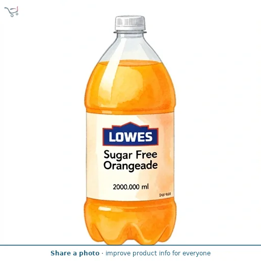 Lowes Sugar Free Orangeade   2L