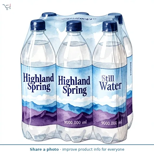 Highland Spring Still Spring Water 6 x 1.5L