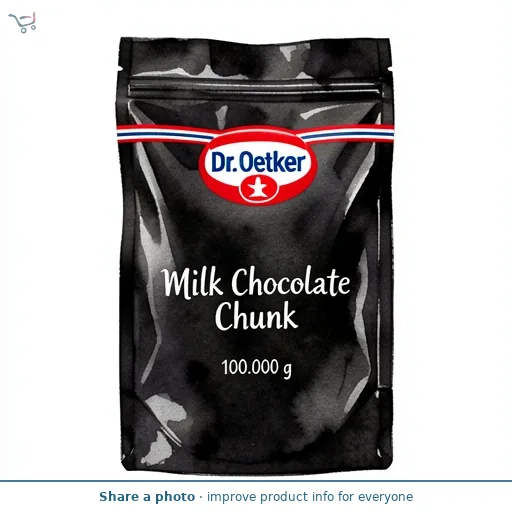 Dr. Oetker Milk Chocolate Chunk