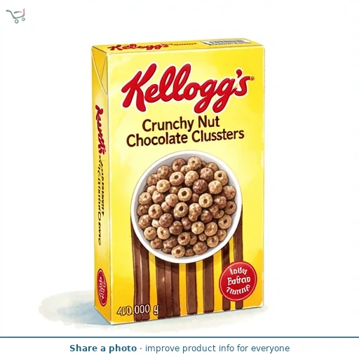 Kellogg's Crunchy Nut Chocolate Clusters Cereal