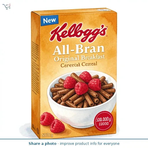 Kellogg's All-Bran Original Breakfast Cereal 