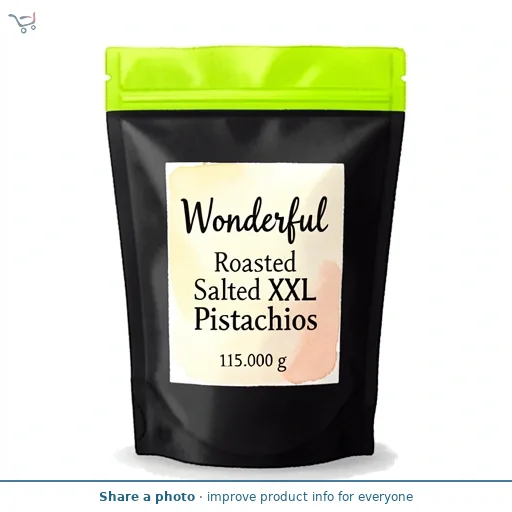 Wonderful Roasted Salted XXL Pistachios 115g