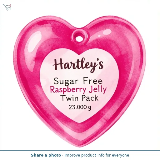 Hartley's Sugar Free Raspberry Jelly Twin Pack 23g