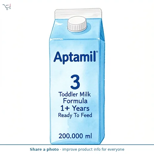 Aptamil 3 Toddler Milk Formula Liquid 1+ Years Ready To Feed 200ml