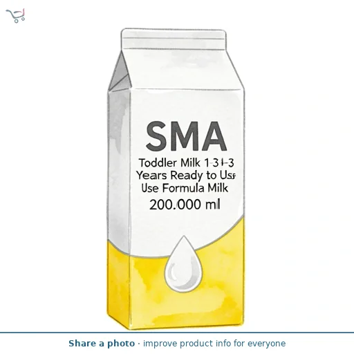 SMA Toddler Milk 1-3 Years Ready to Use Formula Milk 200ml