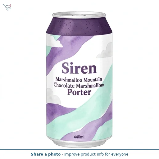 Siren Marshmallow Mountain Chocolate Marshmallow Porter 440ml