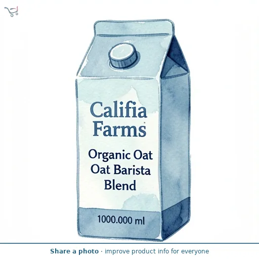 Califia Farms Organic Oat Barista Blend 1L