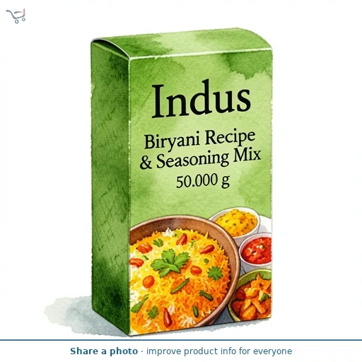 Indus Biryani Recipe & Seasoning Mix 50g
