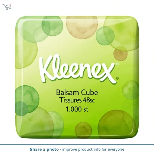 Kleenex Balsam Cube Tissues 48sc