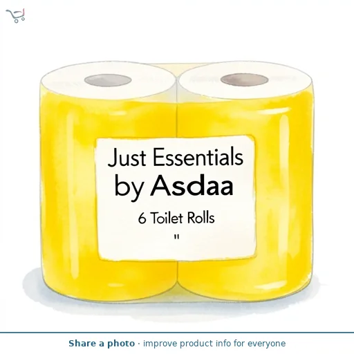 Just Essentials by Asda Just Essentials by  6 Toilet Rolls