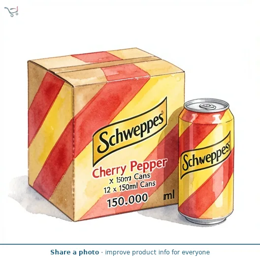 Schweppes Cherry Pepper 12 x 150ml Cans