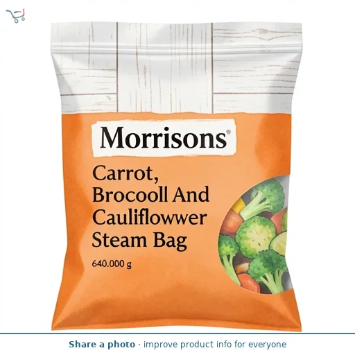 Morrisons Carrot, Broccoli And Cauliflower Steam Bag