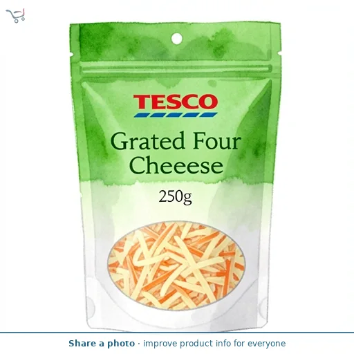 Tesco Grated Four Cheese 250g