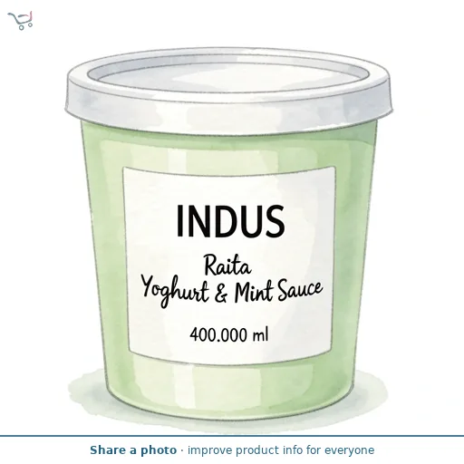 Indus Raita Yoghurt & Mint Sauce 400ml