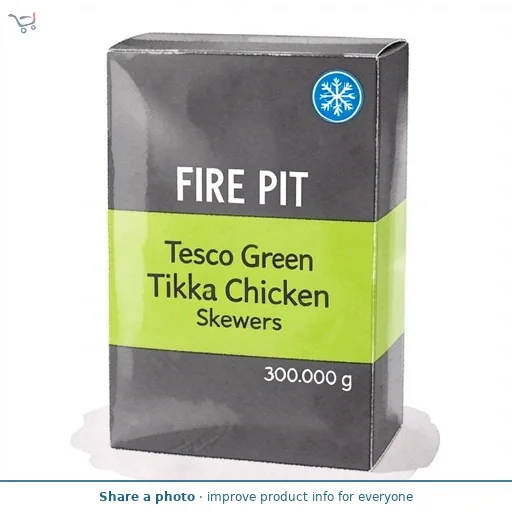 Fire Pit Tesco Green Tikka Chicken Skewers 300g