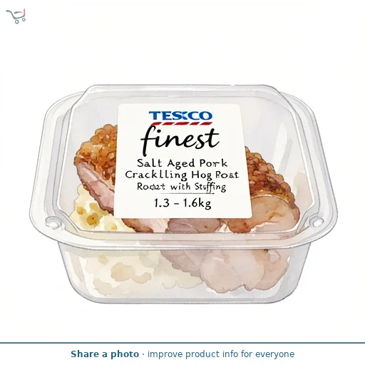 Tesco Finest Salt Aged Pork Crackling Hog Roast with Stuffing 1.3 - 1.6kg