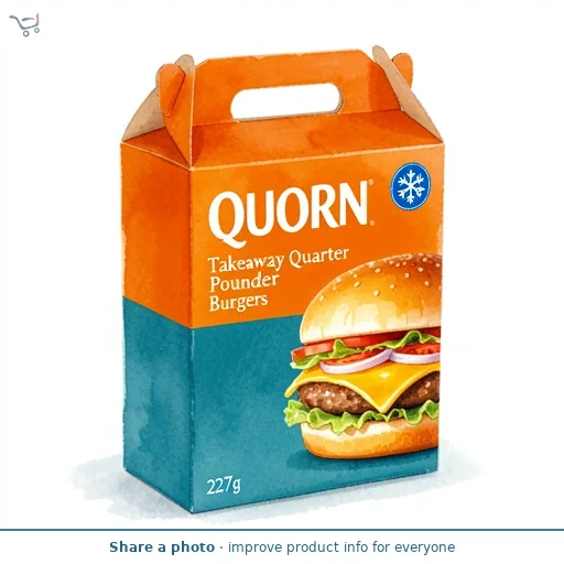 Quorn Takeaway Quarter Pounder Burgers 227g